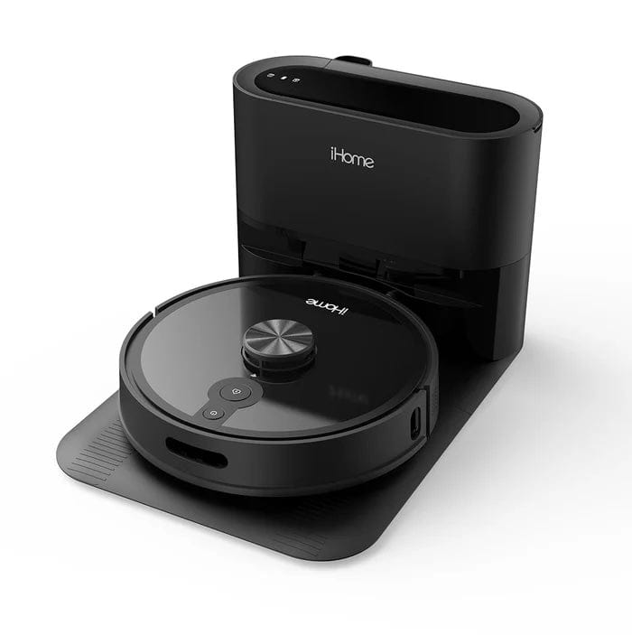 iHome AutoVac Nova S1 Pro Self Empty Robot Vacuum, LIDAR Mapping, 150 Min Runtime, Strong Suction - Certified Refurbished Grade B