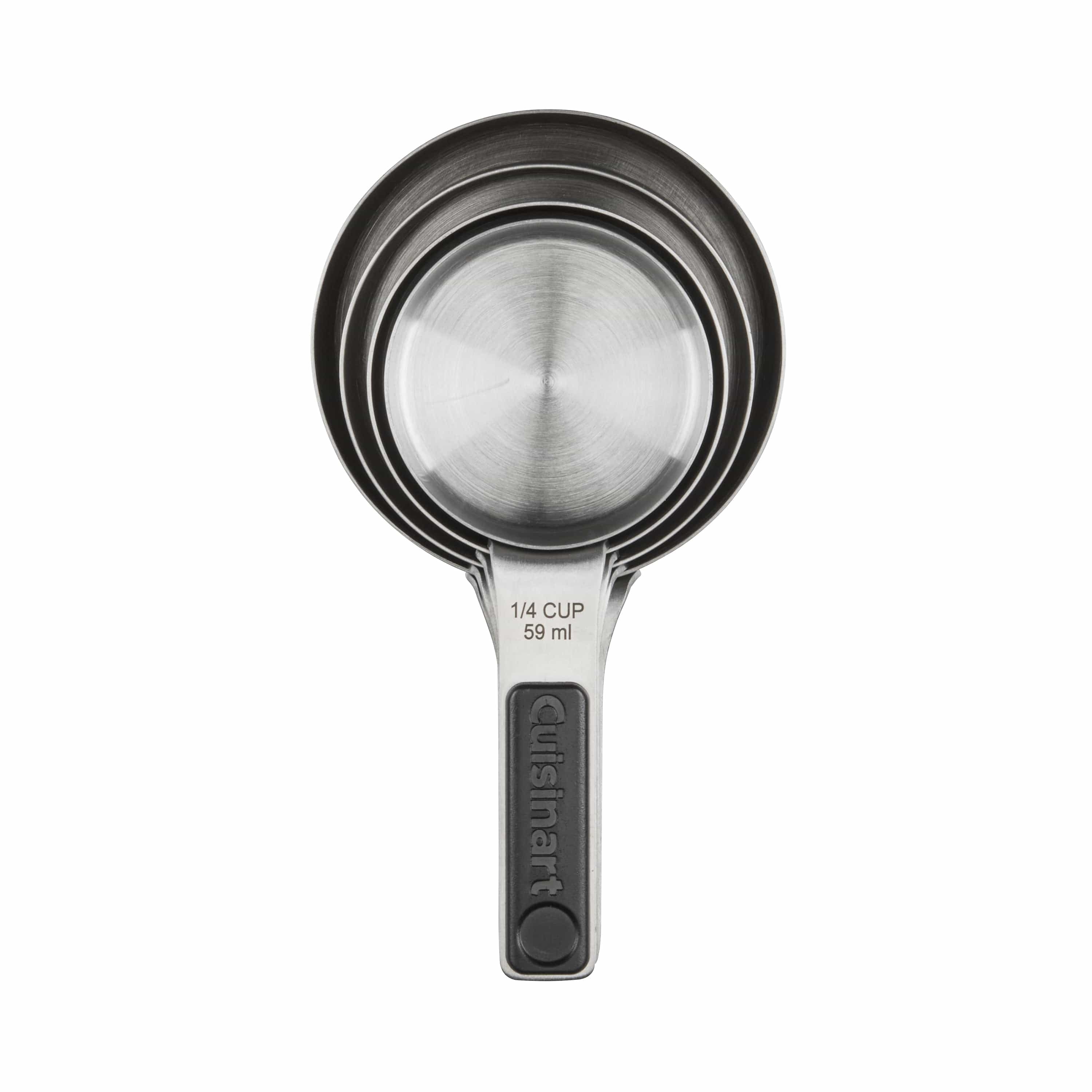 Cuisinart 4pc Magnetic Measuring Cup Set, Black