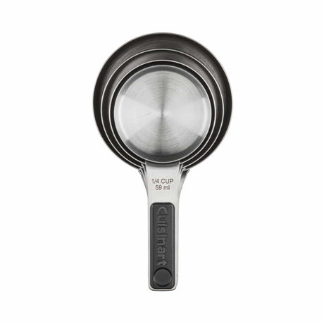 Cuisinart 4pc Magnetic Measuring Cup Set, Black