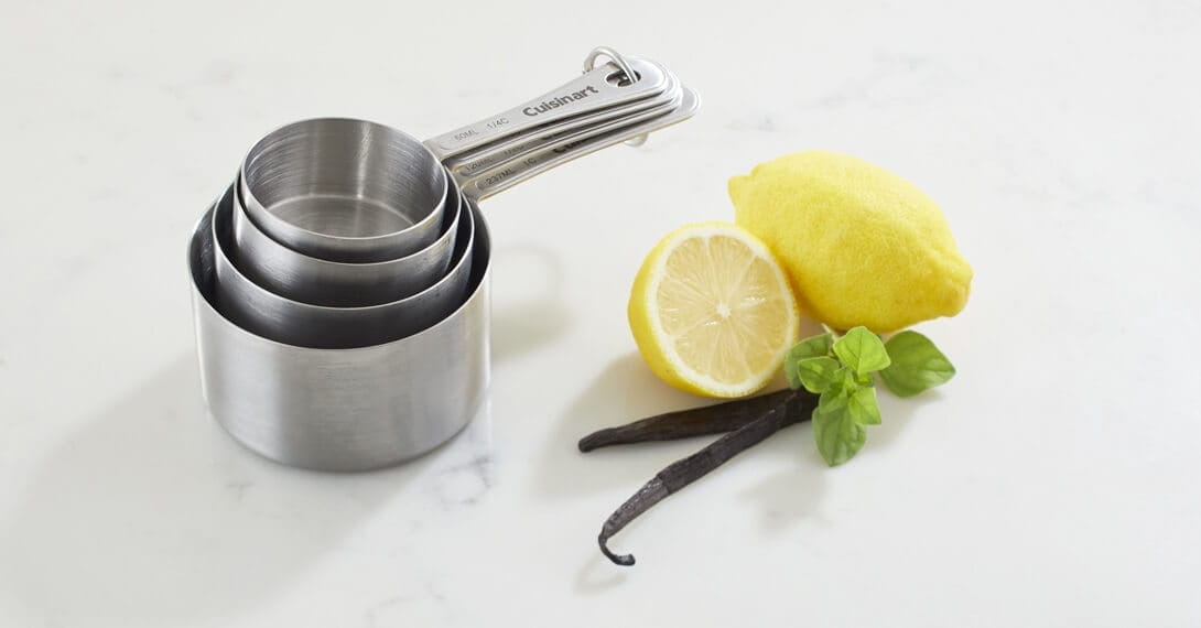 Cuisinart Stainless Steel Measuring Cups, Silver