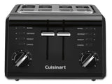 Cuisinart 4 Slice Compact Plastic Toaster, Black