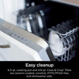 Ninja Foodi 14-in-1 6.5 Quart SmartLid Pressure Cooker Steam Fryer, Silver/Black - Open Box