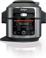Ninja Foodi 14-in-1 6.5 Quart SmartLid Pressure Cooker Steam Fryer, Silver/Black - Open Box