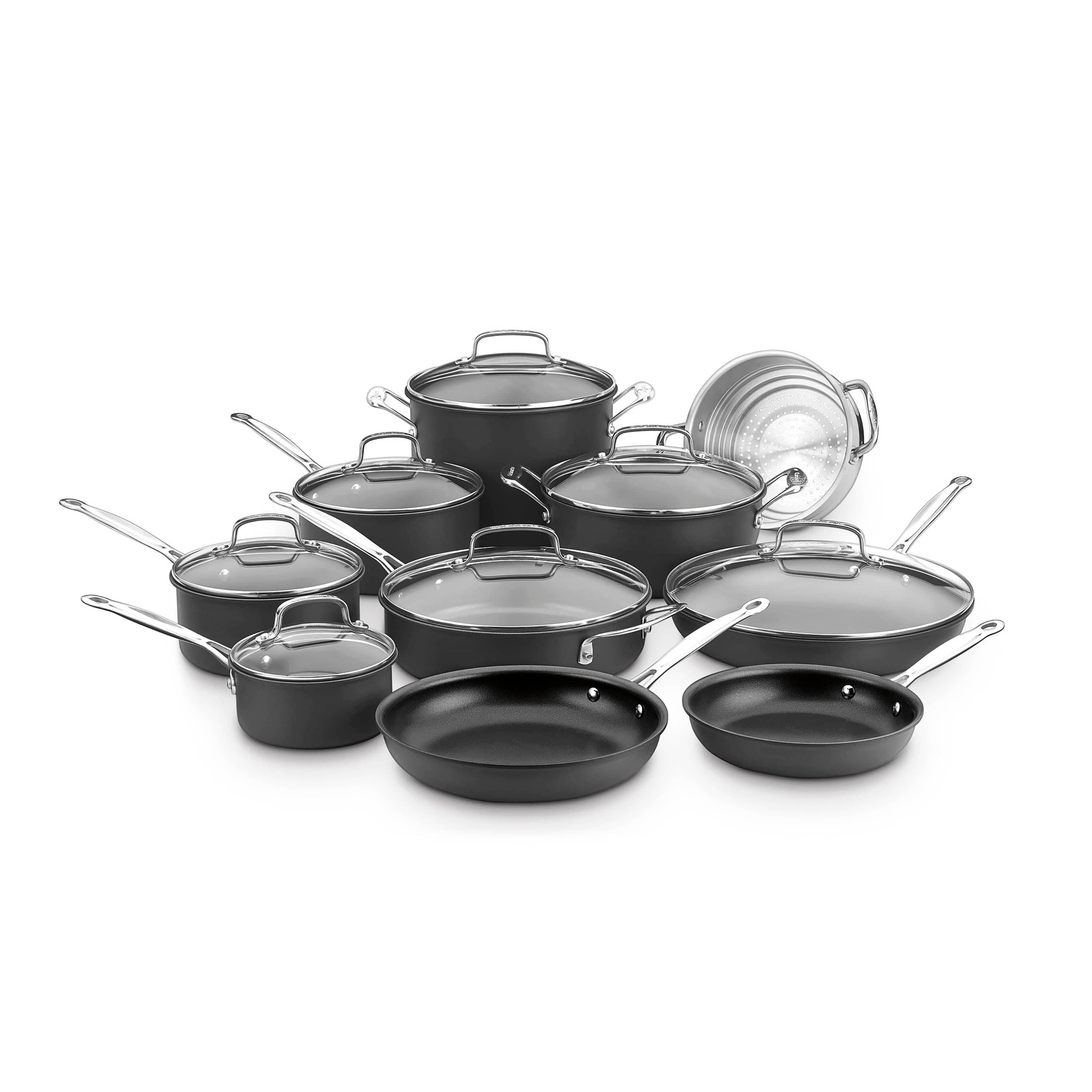 Cuisinart Chef's Classic™ Nonstick Hard Anodized 17 Piece Chef's Classic Nonstick Hard Anodized Set, Black