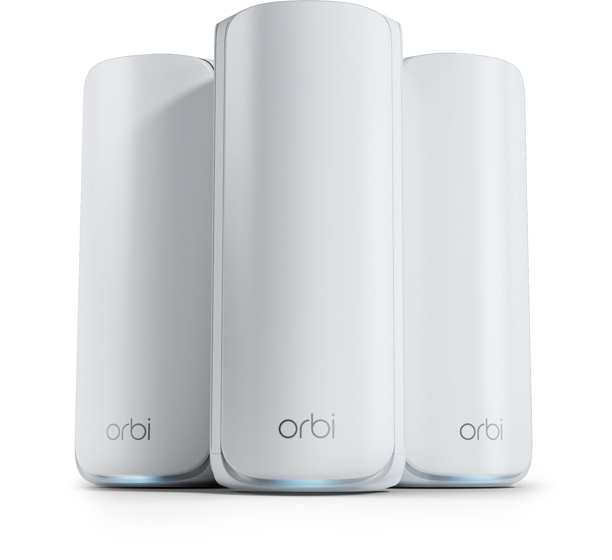 Netgear Orbi 770 Series RBE773 Tri-Band WiFi 7 Mesh System, 3-Pack (Router + 2 Satellites), 11Gbps, Covers Up to 8000 Sq. Ft., White