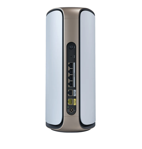 Netgear Orbi 970 Series RBE973S Quad-Band WiFi 7 Mesh System, 3-Pack (Router + 2 Satellites), 27Gbps, Covers Up to 10000 Sq. Ft., White