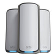 Netgear Orbi 970 Series RBE973S Quad-Band WiFi 7 Mesh System, 3-Pack (Router + 2 Satellites), 27Gbps, Covers Up to 10000 Sq. Ft., White
