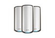 Netgear Orbi 970 Quad-Band WiFi 7 Mesh System, 27Gbps, 10000 sq.ft. Coverage, 200 Devices, Router + 2 Satellites - Certified Refurbished