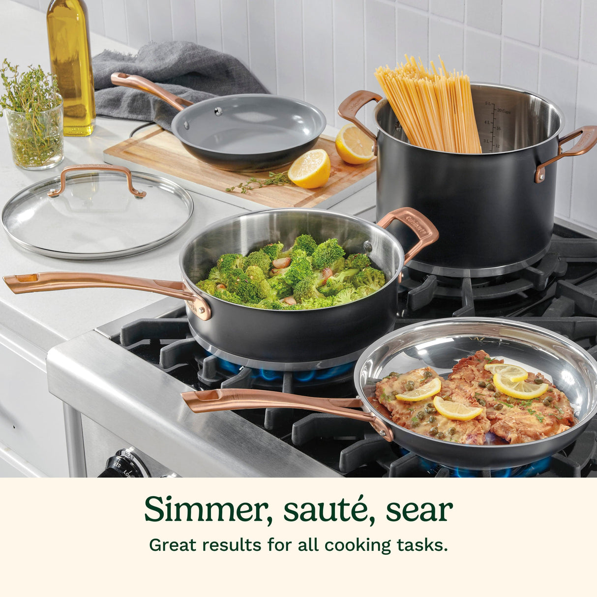 Cuisinart 11pc Matte Black Elegance Set, Black