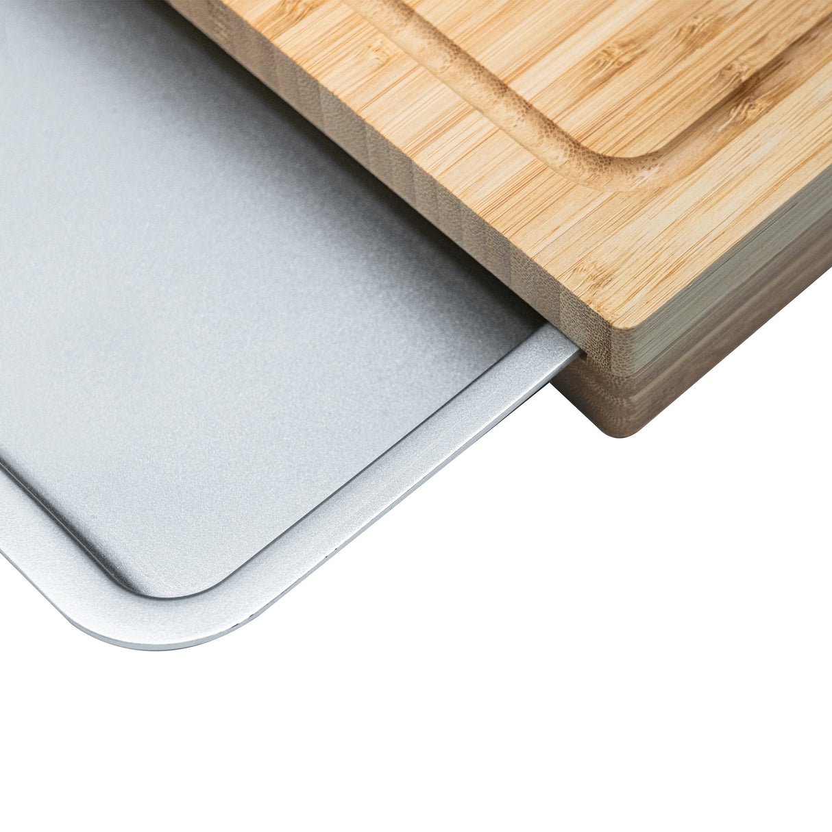 Cuisinart Bamboo Cutting Board with Slide Out Tray