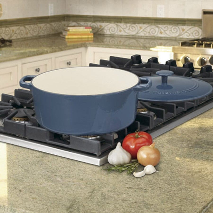 Cuisinart Chef’s Classic™ Enameled Cast Iron Cookware 7 Qt. Round Covered Casserole, Blue