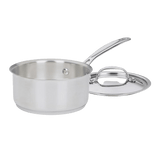 Cuisinart Chef's Classic™ Stainless 1.5 Quart Saucepan with Cover, Silver