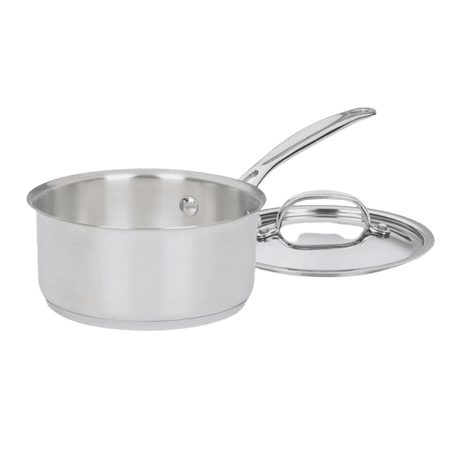 Cuisinart Chef's Classic™ Stainless 1.5 Quart Saucepan with Cover, Silver