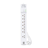 CyberPower Essential 7-Outlet Surge Protector, White
