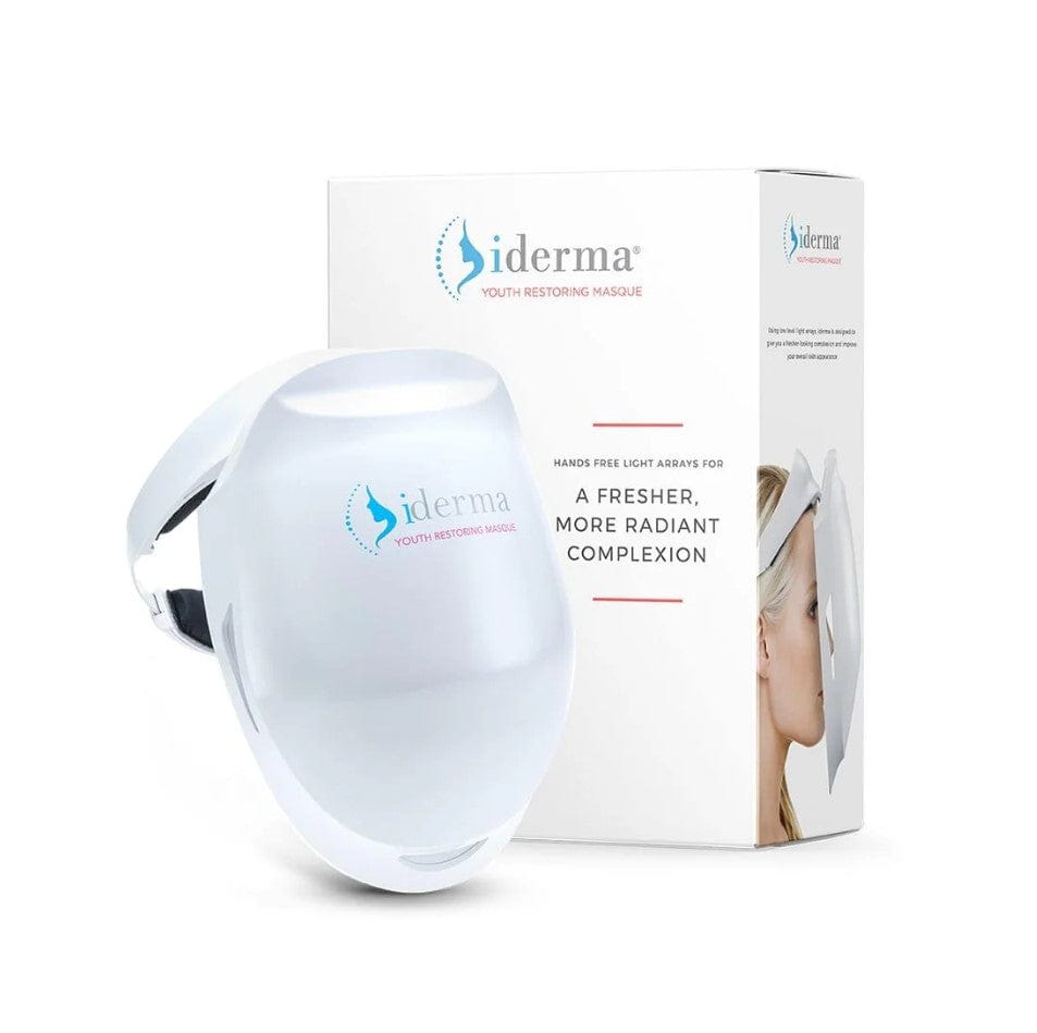 iDerma No Touch, Full-Face Red and Infrared Light Therapy for Fast Smoother, Younger-Looking Skin LED Mask