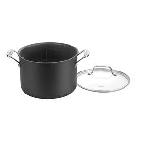 Cuisinart Chef's Classic™ Nonstick Hard Anodized 8 Quart Stockpot, Black