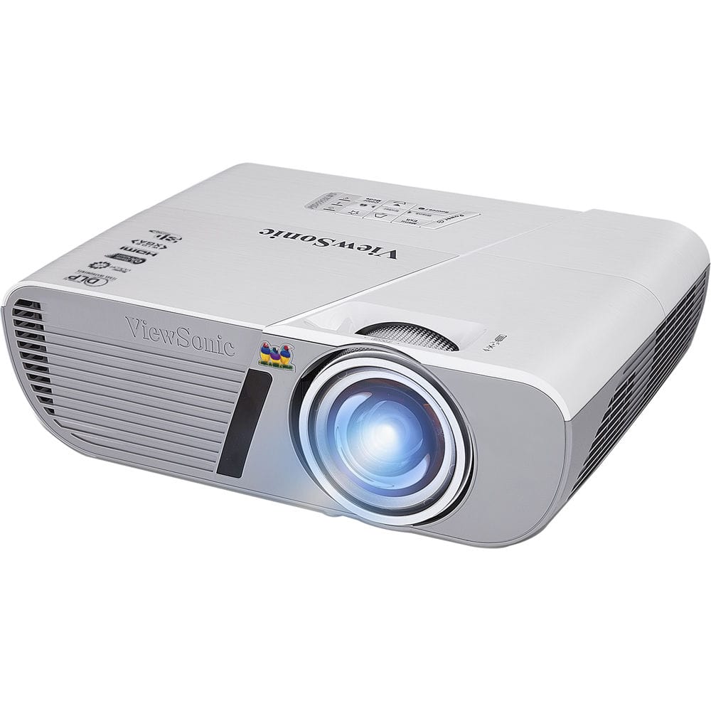 ViewSonic PJD5553LWS-S Wide-Screen 1280 x 800 3200 ANSI Lumen WXGA DLP Projector - Certified Refurbished