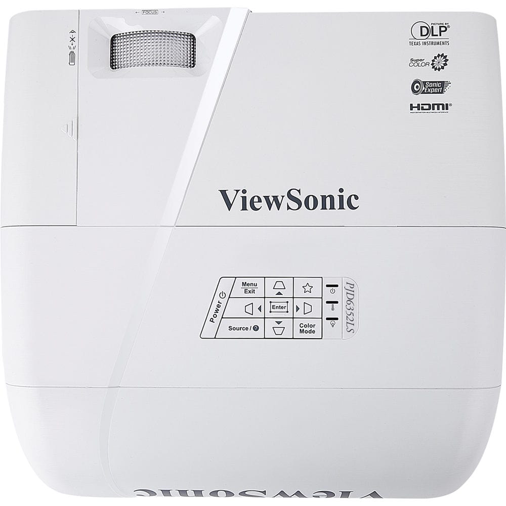 ViewSonic 3500 Lumens XGA HDMI Short Throw Projector - Certified Refurbished