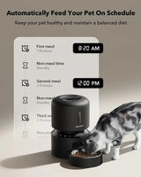 PETLIBRO Granary 3L Automatic Pet Feeder, Black - Certified Refurbished