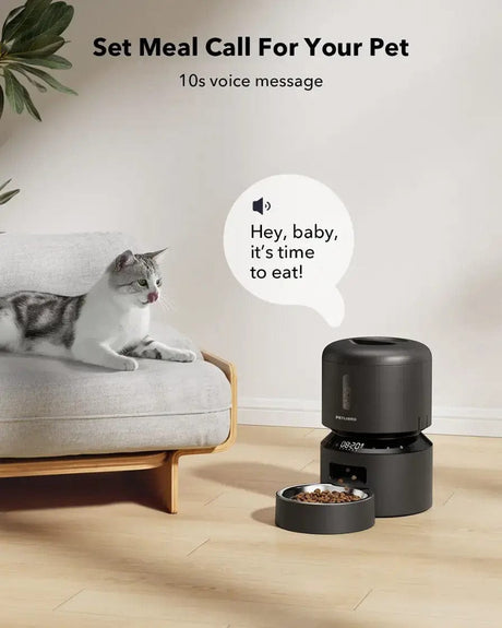 PETLIBRO Granary 3L Automatic Pet Feeder, Black - Certified Refurbished