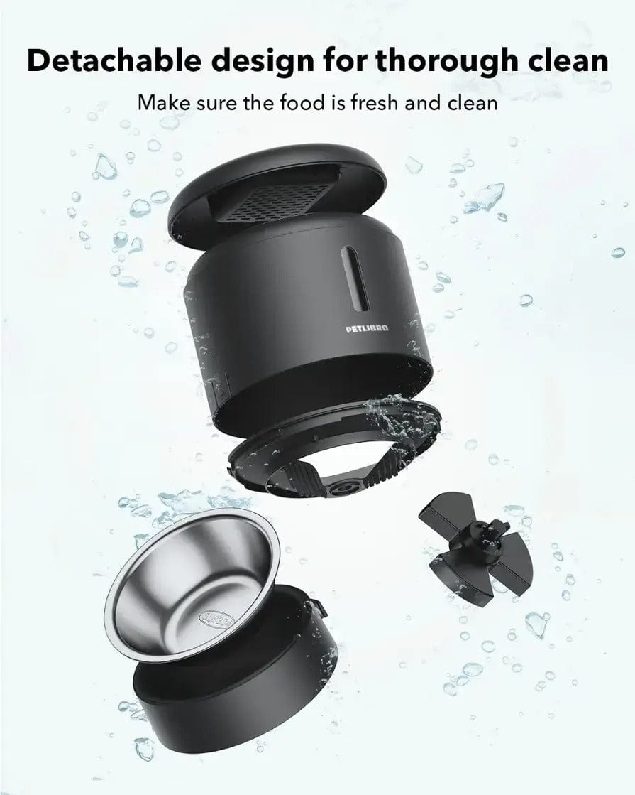PETLIBRO Granary 3L Automatic Pet Feeder, Black - Certified Refurbished