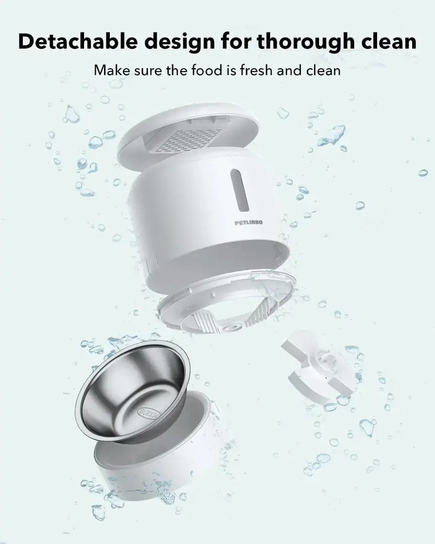 PETLIBRO Granary 3L Automatic Pet Feeder, White - Certified Refurbished