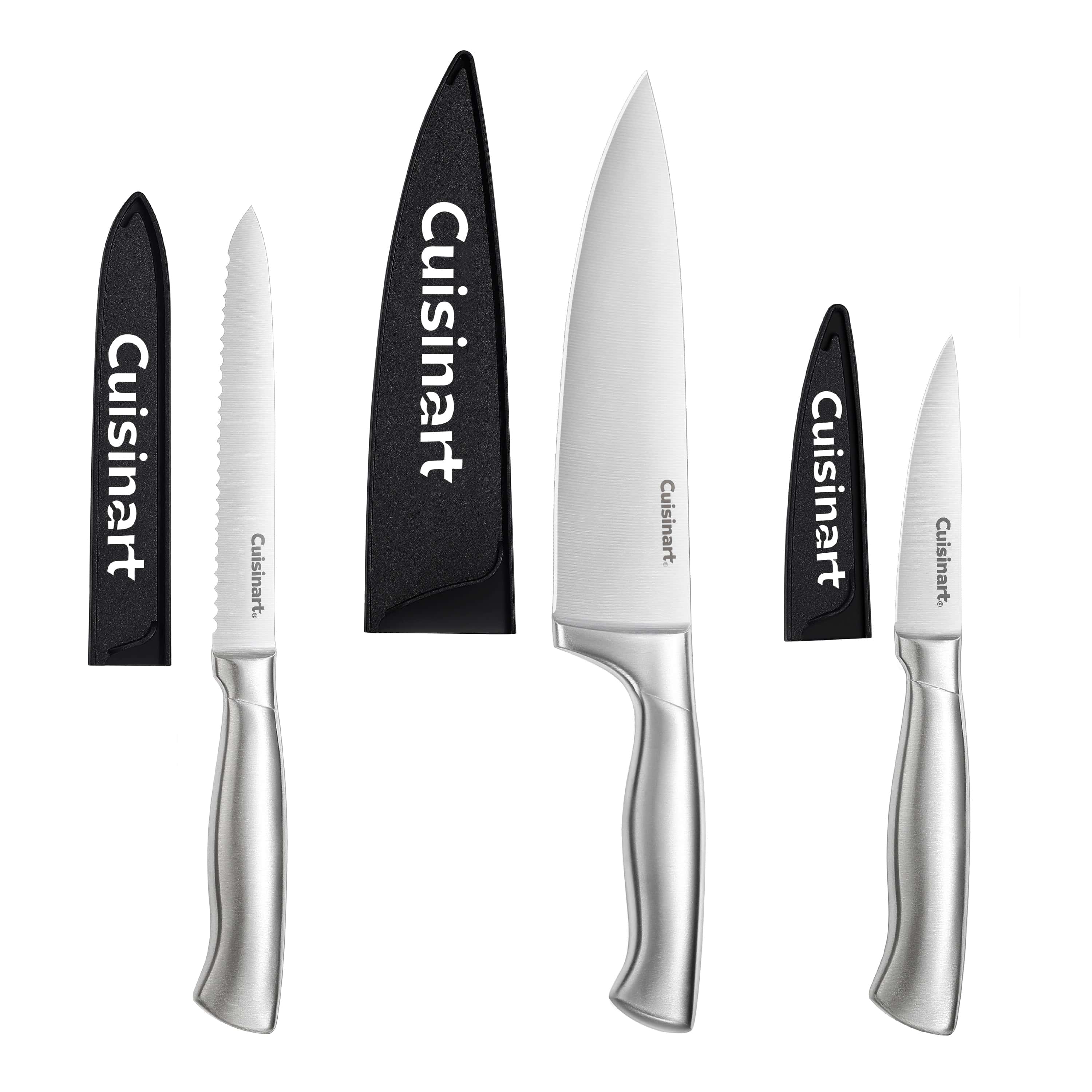 Cuisinart 3pc Stainless Steel Knife Set, Silver
