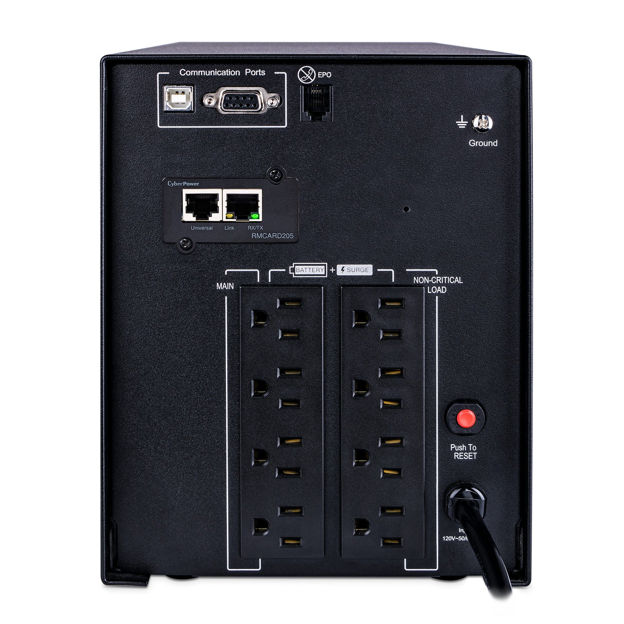 CyberPower Smart App Sinewave UPS System, 1500VA/1500W, 8 Outlets, AVR, Mini-Tower with Network Card - Certified Refurbished