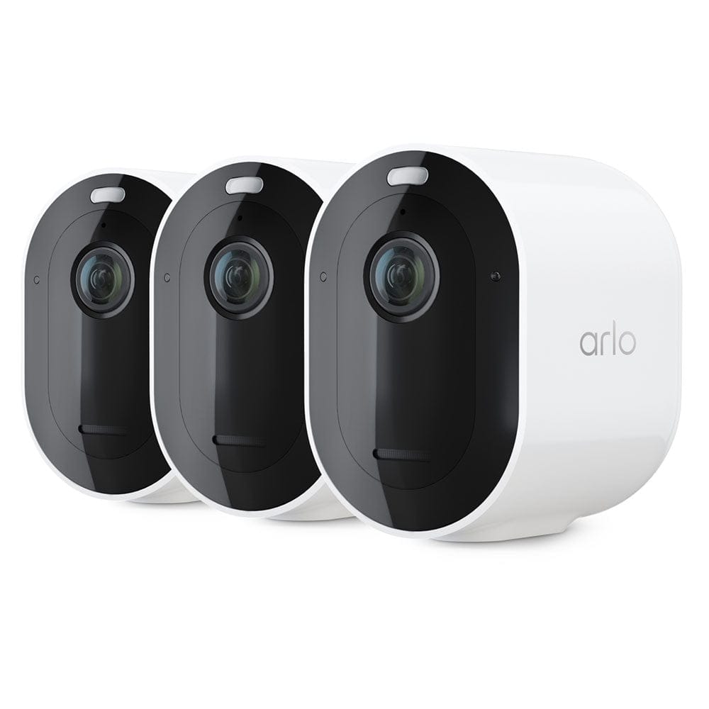 Arlo Pro 5S Camera, 3-Pack, White - Certified Refurbished
