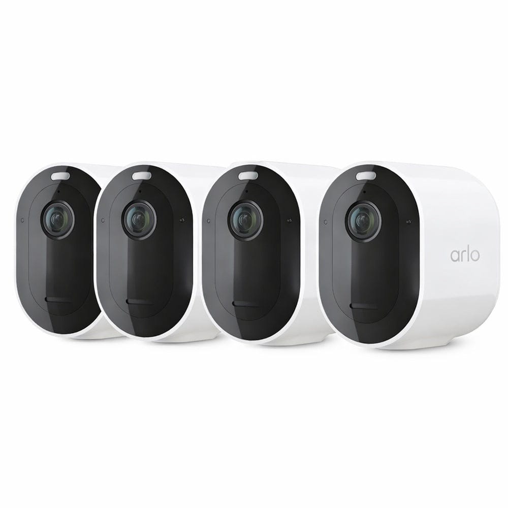 Arlo Pro 5S Camera, 4-Pack, White - Certified Refurbished