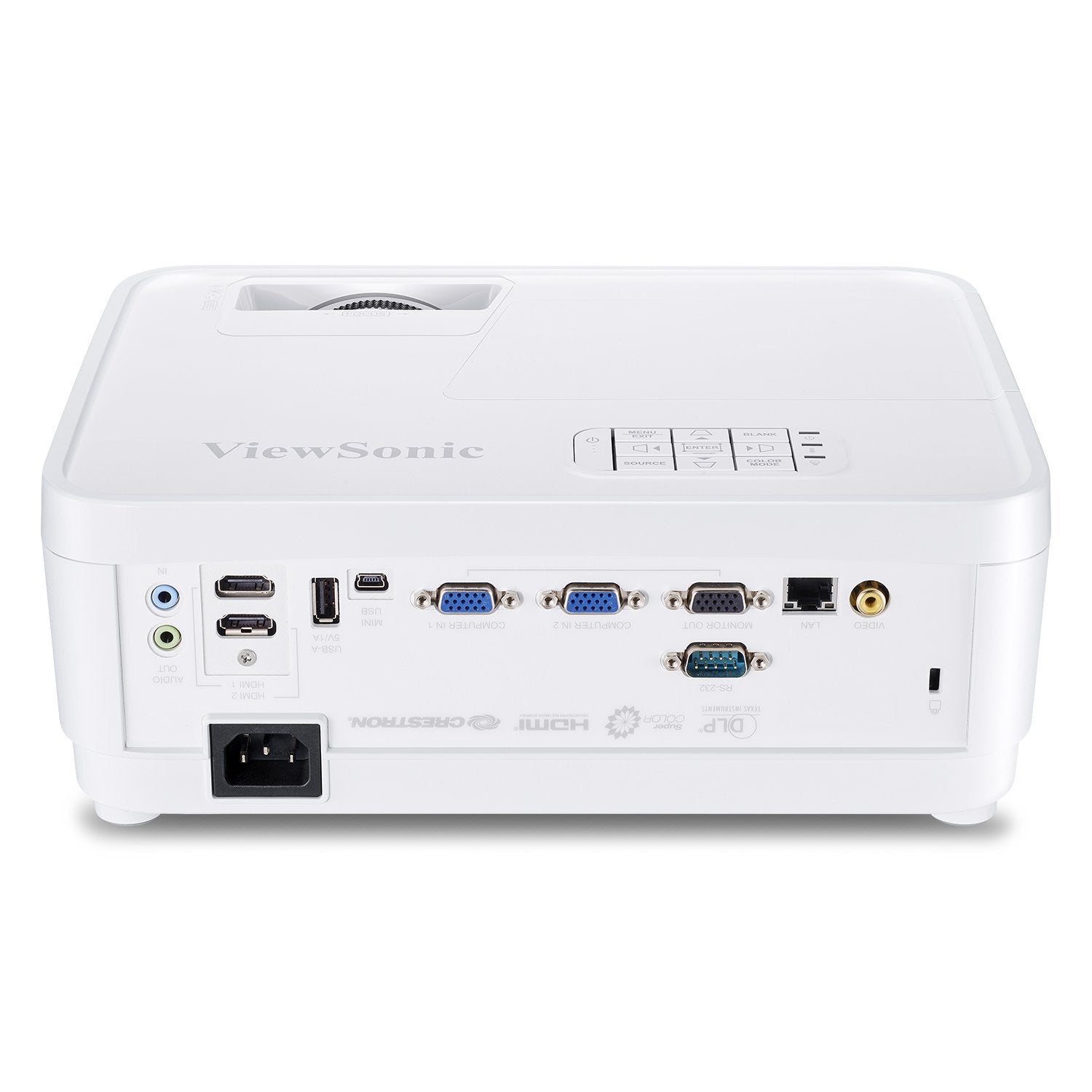 ViewSonic 3500 Lumens XGA HDMI Networkable Short Throw Home and Office Projector