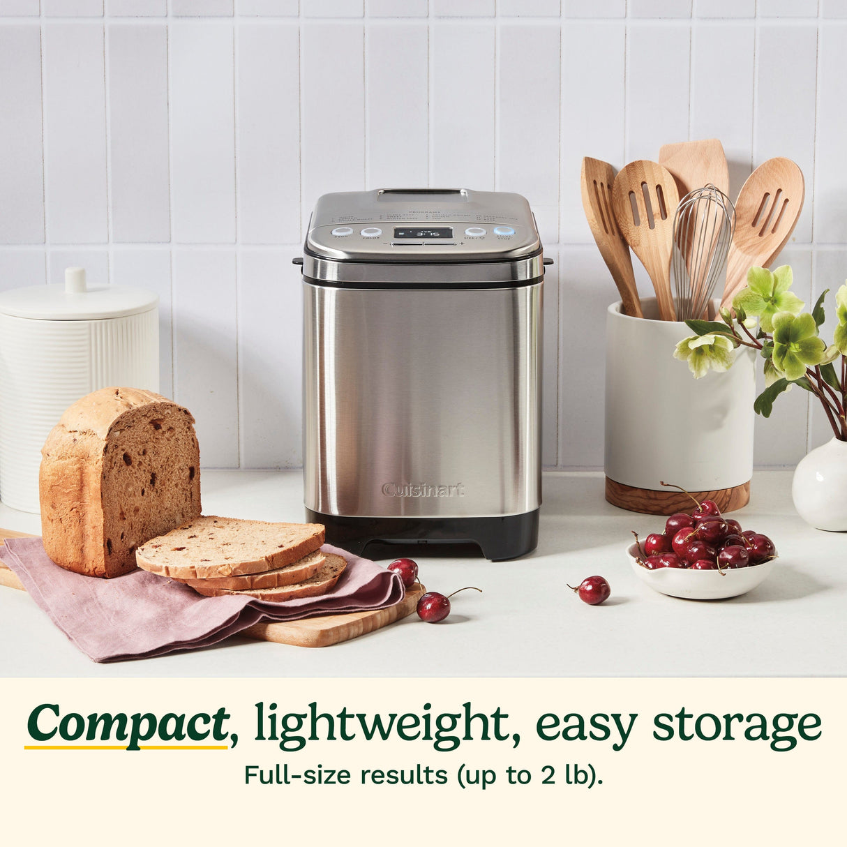 Cuisinart Compact Automatic Bread Maker, Silver