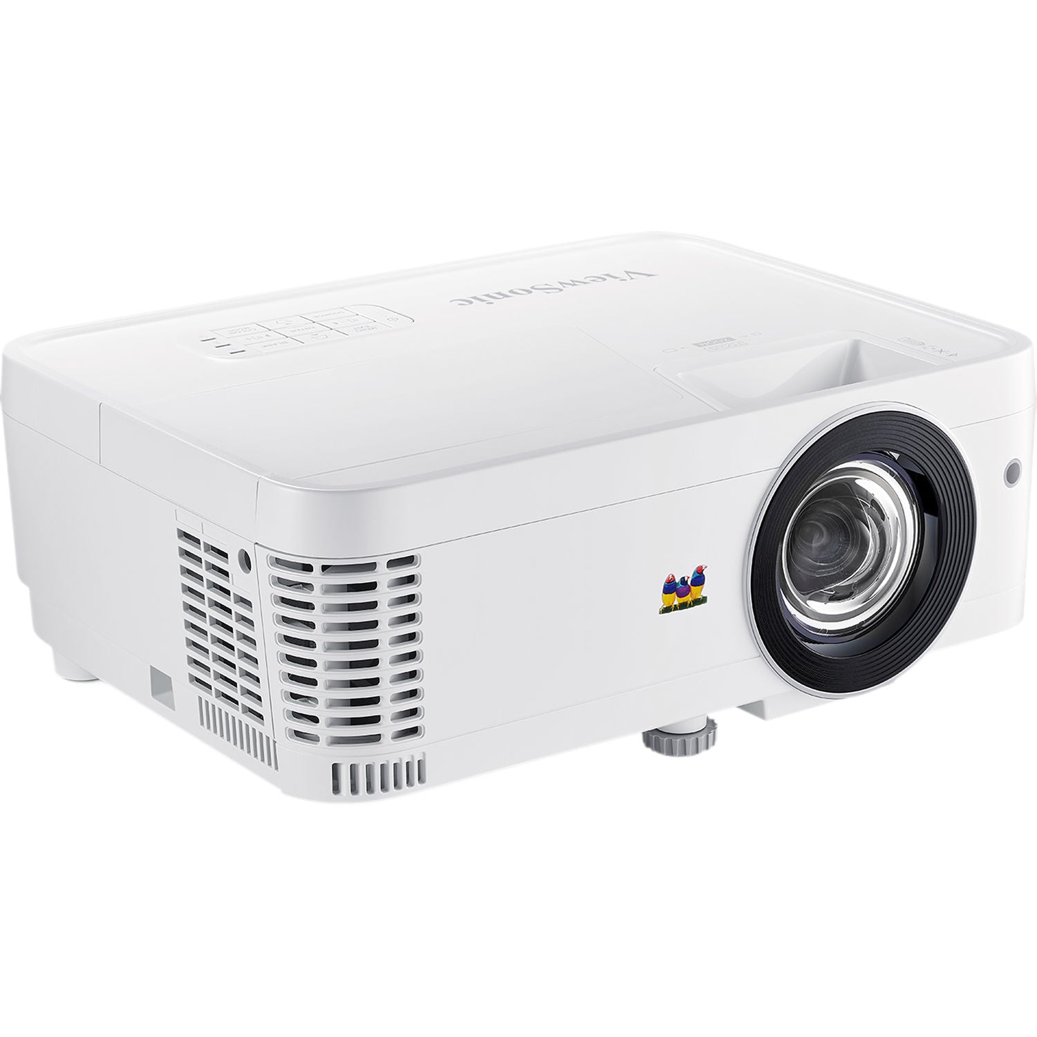 ViewSonic PX706HD-S 1080p Projector Short Throw DLP 3D Low Input Lag for Home Theater and Gaming - Certified Refurbished