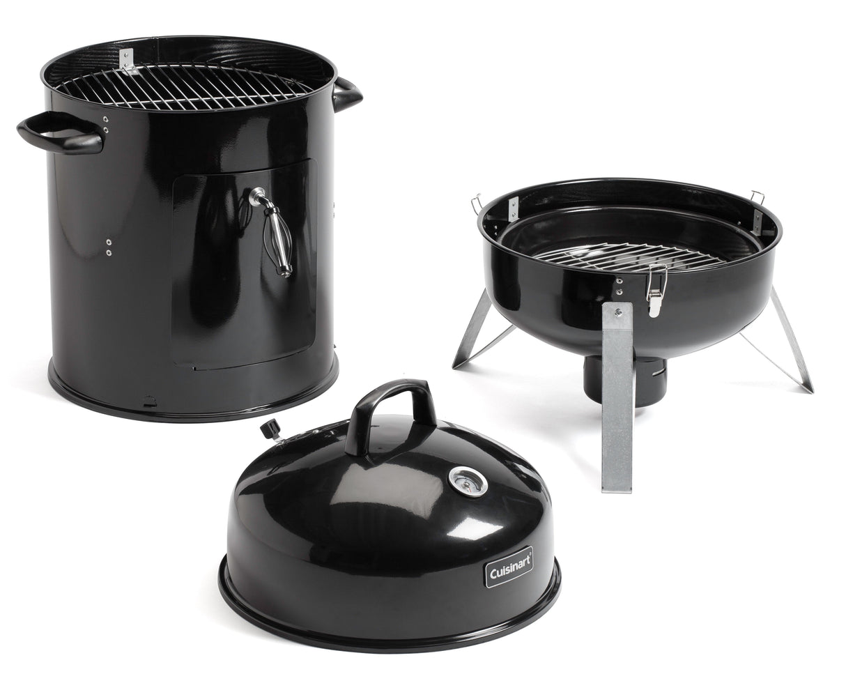 Cuisinart 18" Vertical Charcoal Smoker, Black