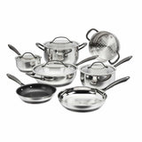 Cuisinart Radiant Pro Stainless with Brushed Titanium Finish 11-Pc Set, Silver