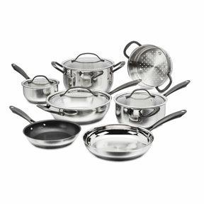 Cuisinart Radiant Pro Stainless with Brushed Titanium Finish 11-Pc Set, Silver