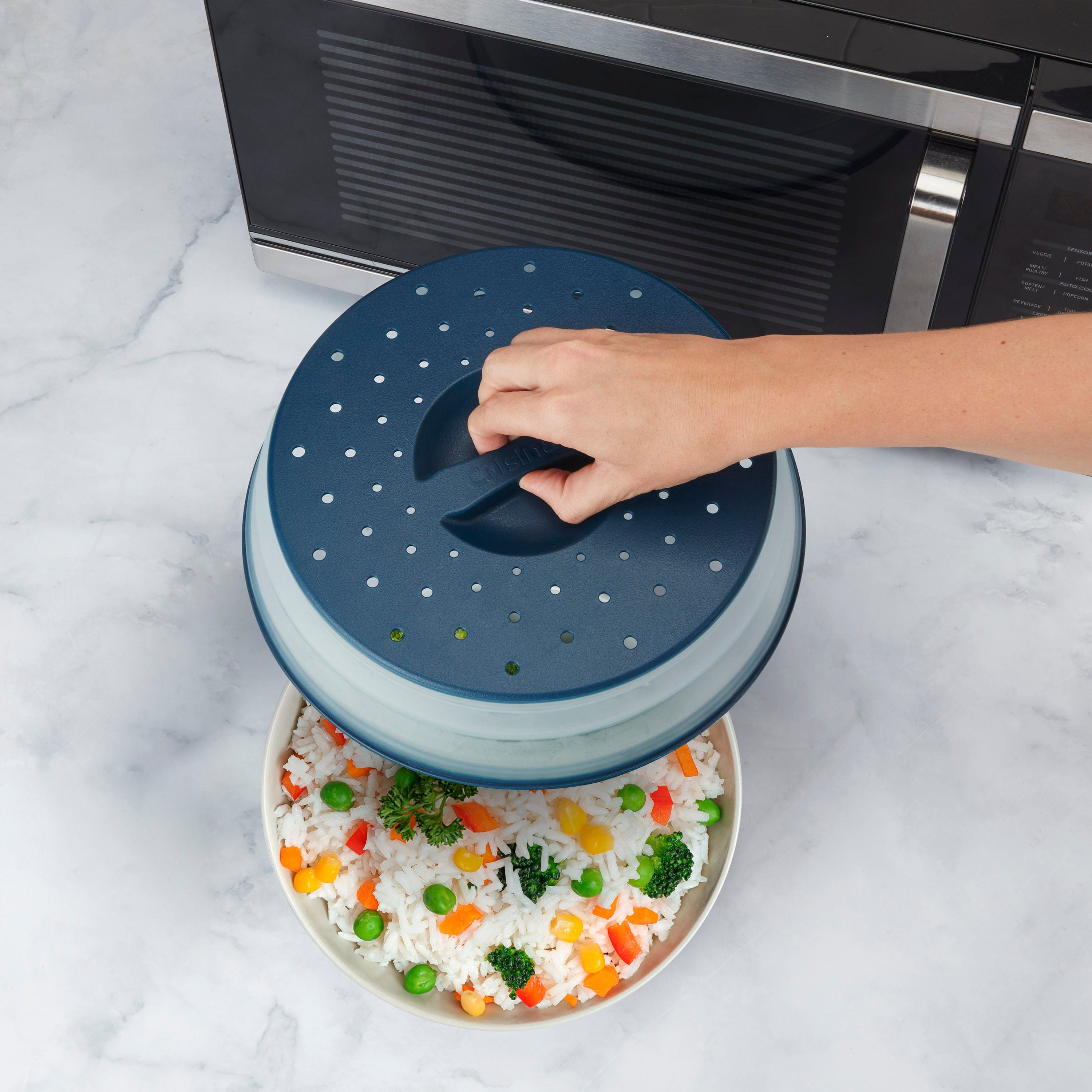 Cuisinart Microwave Food Cover, Blue