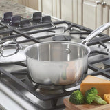 Cuisinart Chef's Classic™ Stainless 1.5 Quart Saucepan with Cover, Silver