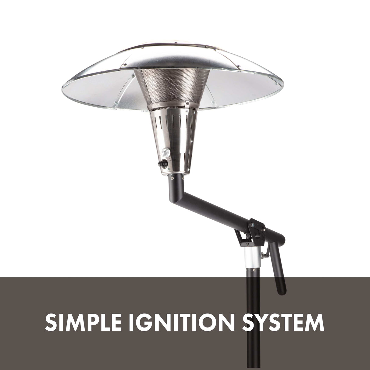 Cuisinart Perfect Position Propane Patio Heater, Black