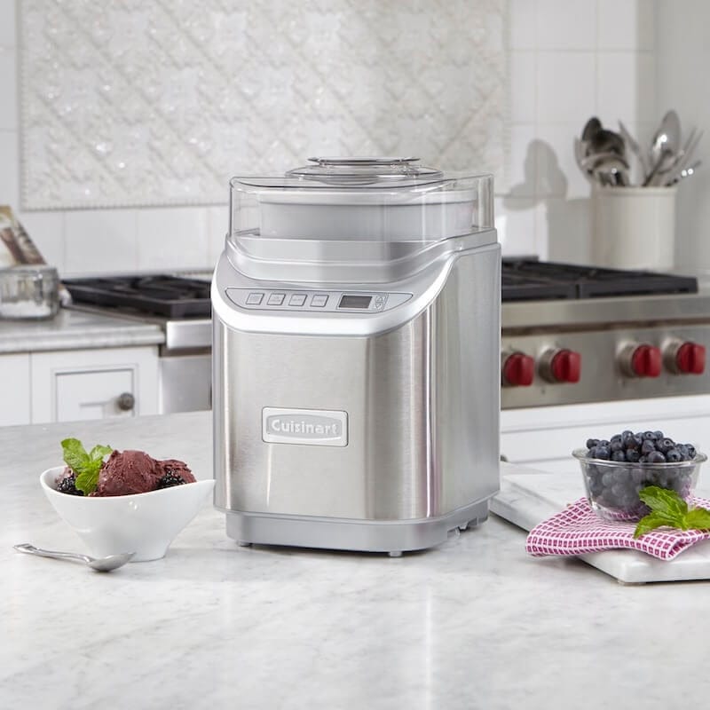 Cuisinart Cool Creations 2 Quart Ice Cream Maker, Brushed Chrome