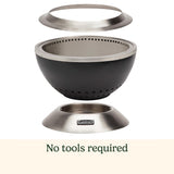 Cuisinart 24” Cleanburn Smokeless Fire Pit, Black