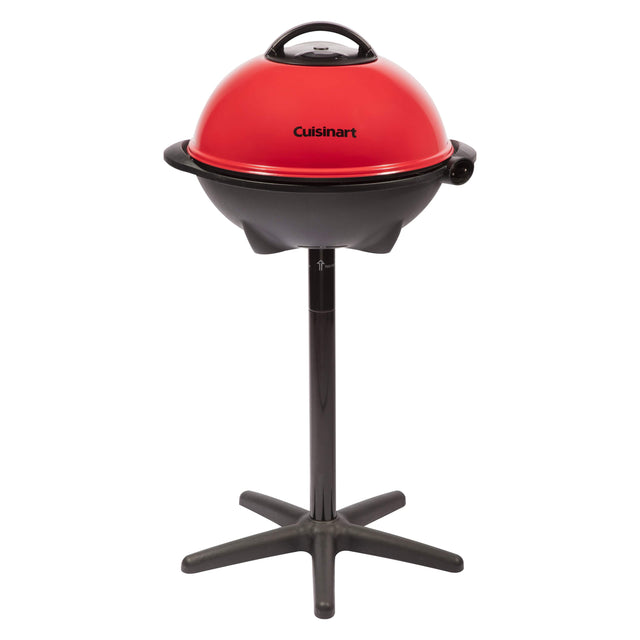 Cuisinart Portable 2-in-1 Indoor/Outdoor Electric Grill, Red