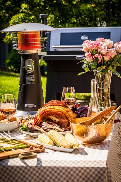 Cuisinart Portable Tabletop Patio Heater, Dark Gray