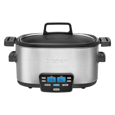 Cuisinart Cook Central® 3-in-1 6QT Multicooker, Silver