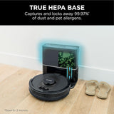 Shark AI ULTRA Robot Vacuum, Self-Empty Base, HEPA, Bagless, 30-Day Capacity LIDAR Navigation for Pet Hair, Smart Control, Black - Certified Refurbished