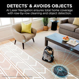 Shark AI ULTRA Robot Vacuum, Self-Empty Base, HEPA, Bagless, 30-Day Capacity LIDAR Navigation for Pet Hair, Smart Control, Black - Certified Refurbished