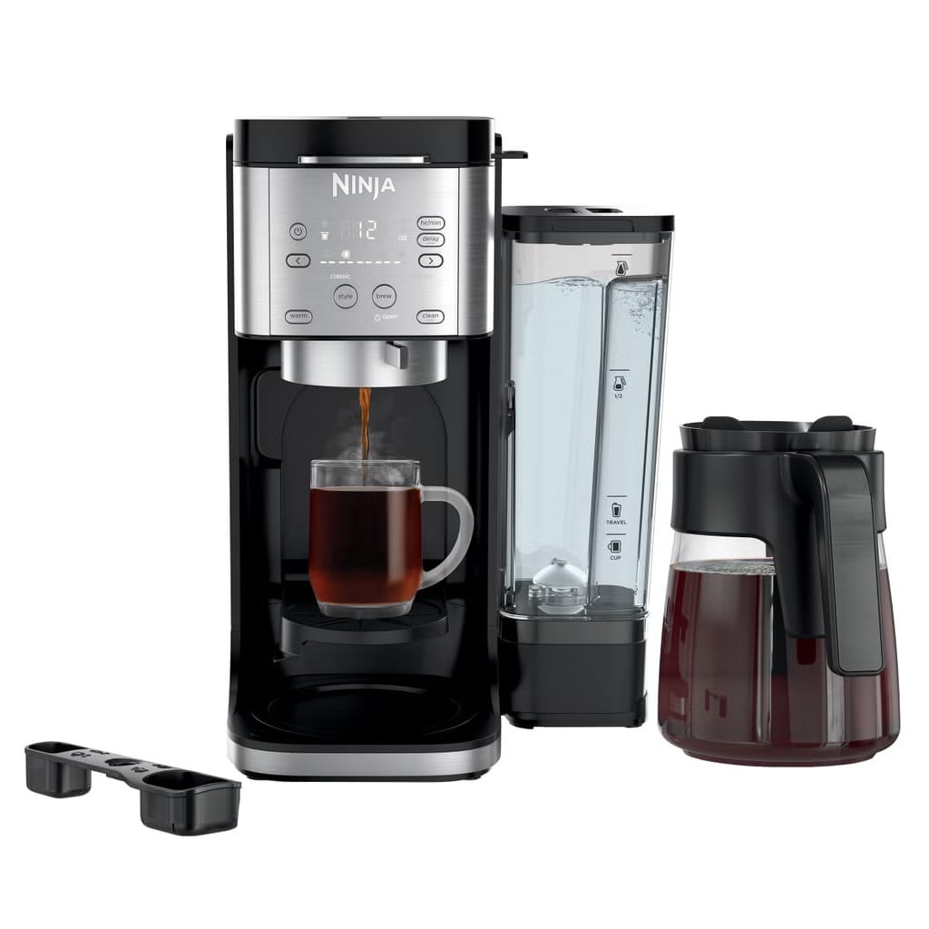 Ninja DualBrew Grounds & Pods Hot & Iced Coffee Maker with Rapid Cold Brew - Certified Refurbished