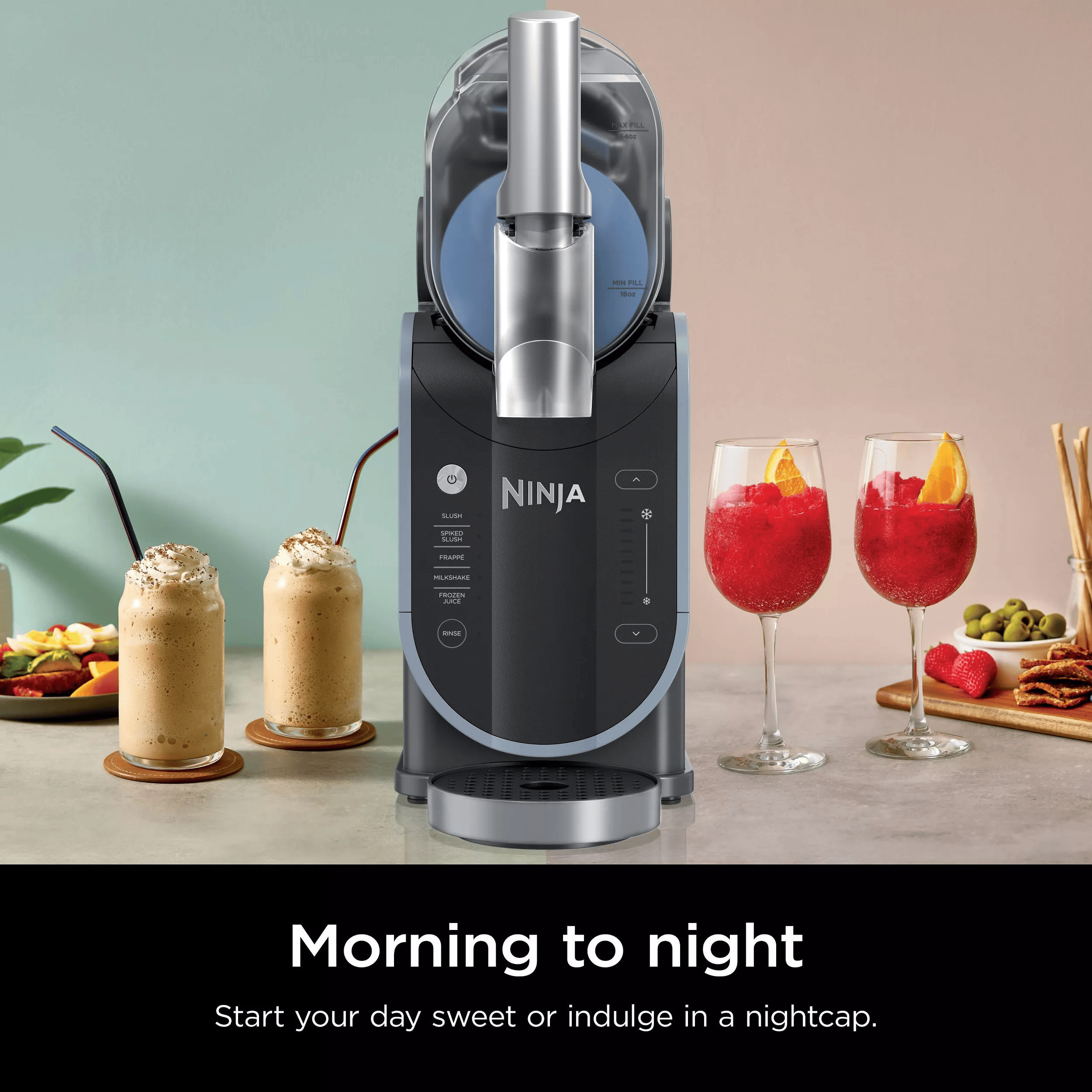 Ninja SLUSHi™ 88 oz. Professional Frozen Drink Maker, Black - Certified Refurbished