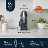 Ninja SLUSHi™ 88 oz. Professional Frozen Drink Maker, Black - Certified Refurbished