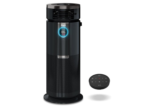 Shark Heater & Fan with NanoSeal HEPA, Cleansense IQ Odor Lock 3-in-1 Max Air Purifier, Grey - Open Box